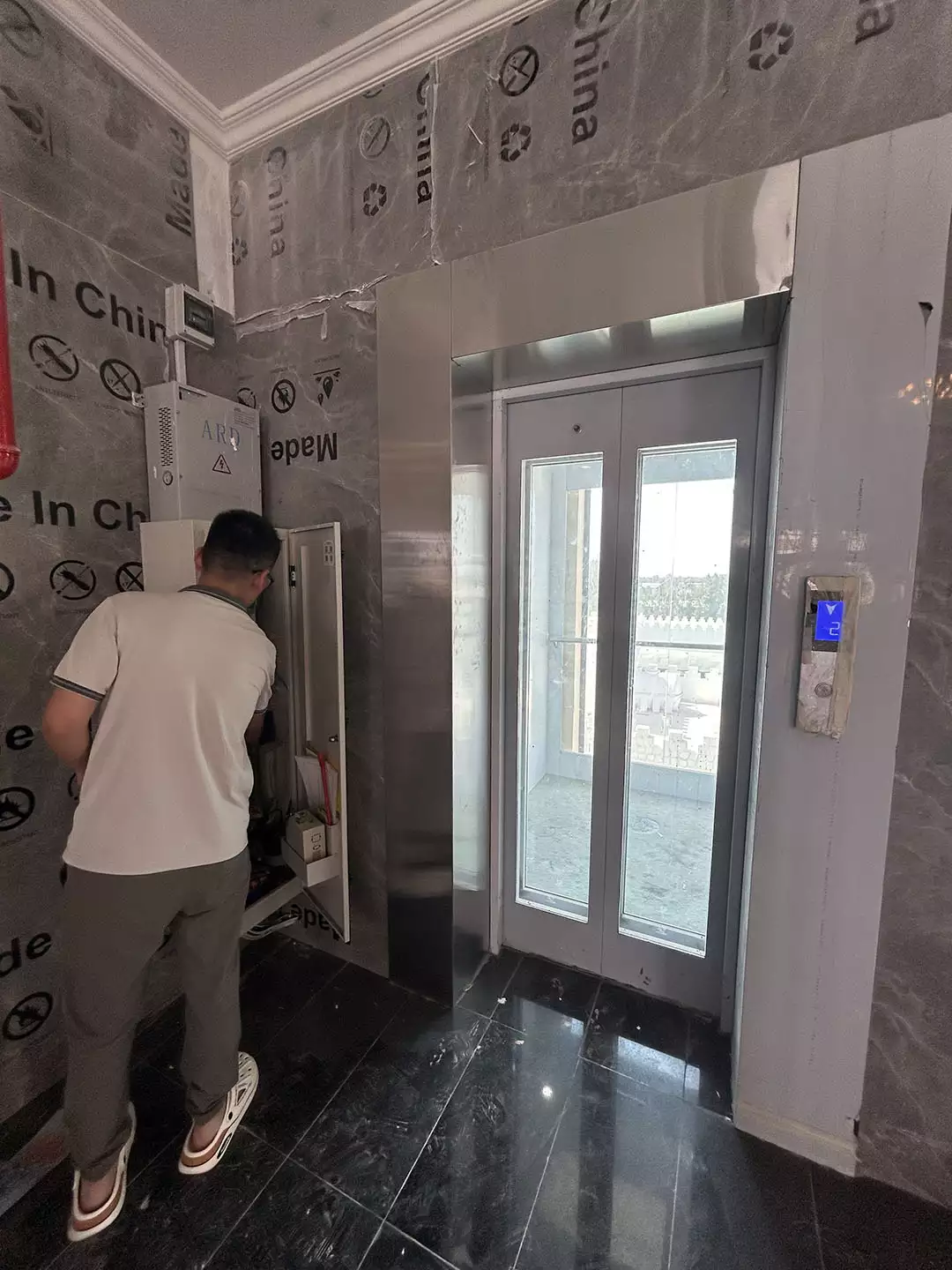 Elevator Installation Site