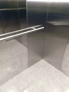 Real shot: hotel elevator car details