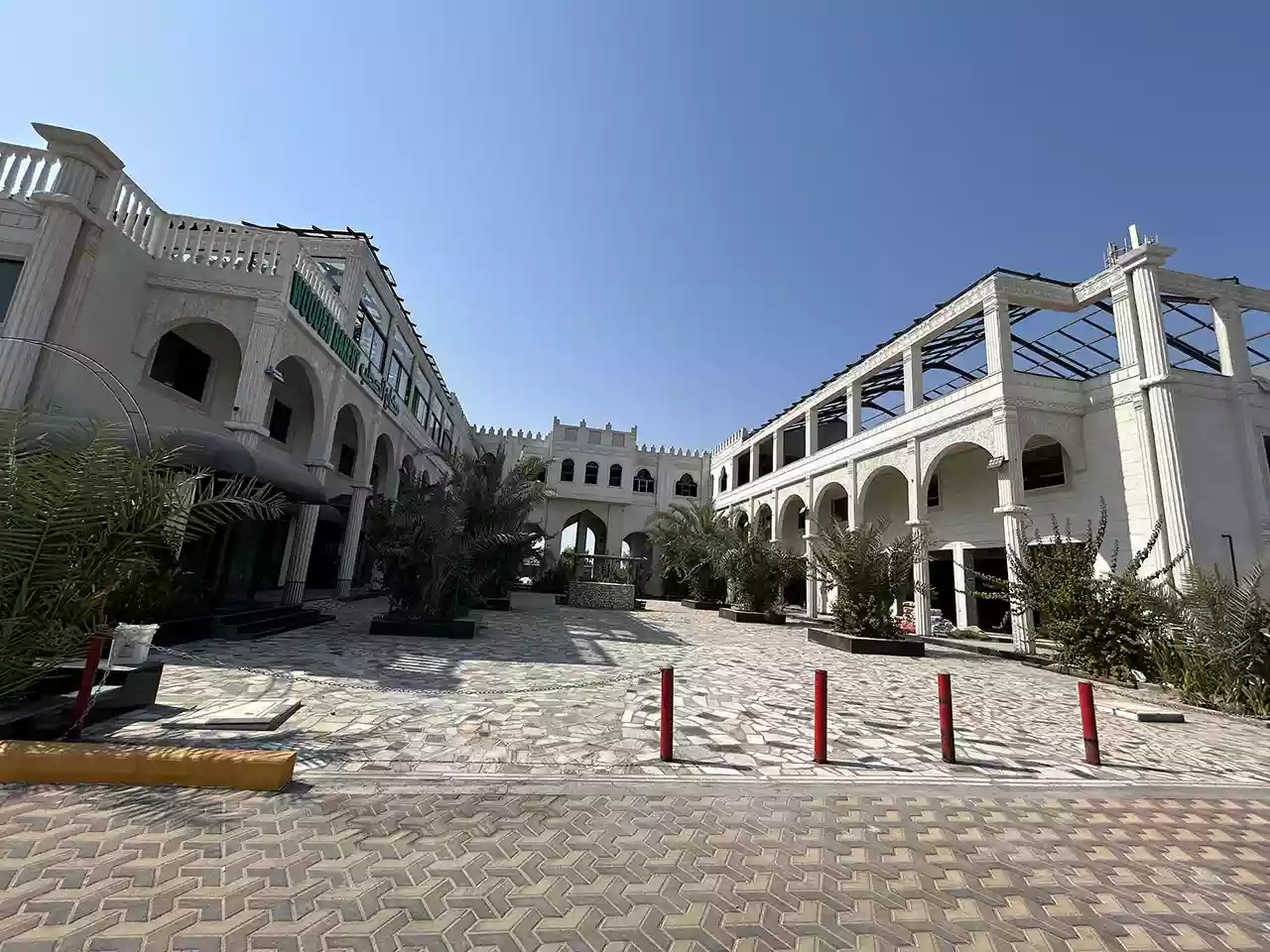 The exterior of the building where the sightseeing elevator is installed in Daman