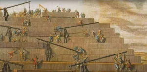 Rope system for the construction of the Great Pyramid of Giza