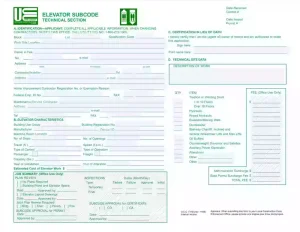 Elevator Installation Permit