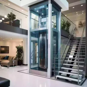 As shown in the figure, a residential project adopts a compact machine room-less design, which saves space and is suitable for renovating houses.
