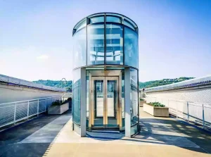 Outdoor glass panoramic view Elevator