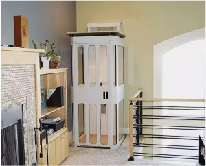 Customized Glass-Enclosed Residential Elevators