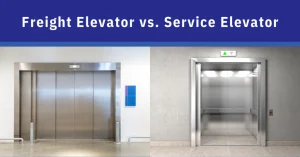 Service vs. Freight lift