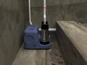 Elevator sewage pump
