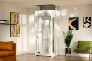 A very typical residential hydraulic elevator