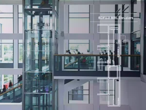 Elevator type: MRL Elevators and its structure diagram