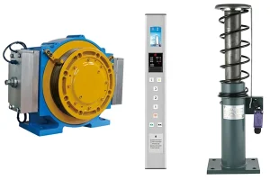 The core components that drive the stainless steel elevator