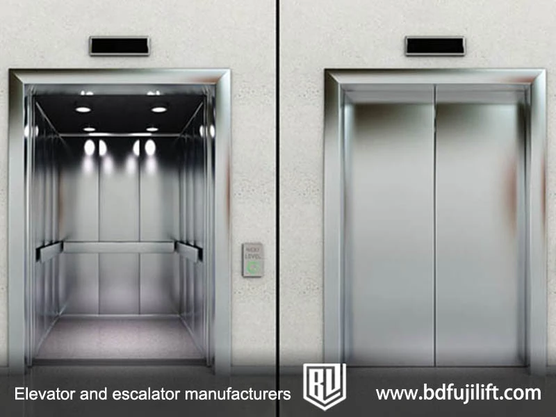 Stainless steel elevator car