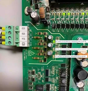 Analysis of the Monarch Elevator motherboard. Introduction to the motherboard indicators and port definitions.