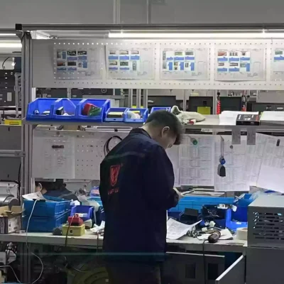Elevator control cabinet assembly Elevator control cabinet assembly and testing line