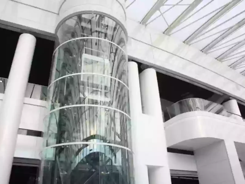 Shopping mall glass elevator Shopping mall glass elevator